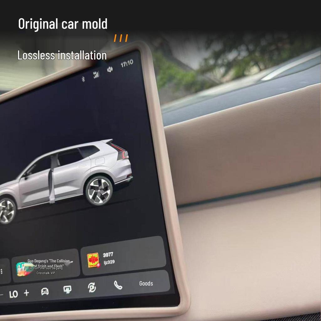 Volvo XC70 Center Console Displayschutz & Navigationsblende Silikonpad - Passend für 26 Modelle