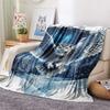 Owls  Print Flannel Blanket, High Quality Comfortable for All Seasons, Home Decor, Warmth and Comfort