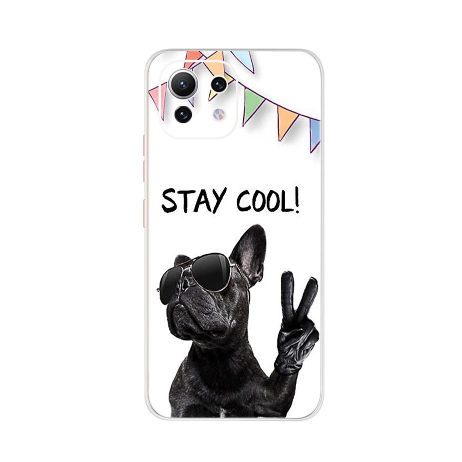 For Xiaomi Mi 11 Lite Case Cute Cartoon Cover For Xiaomi Mi 11 Lite 5G Phone Cases Mi11 Lite 11Lite Soft TPU Fundas Capa 6.55''