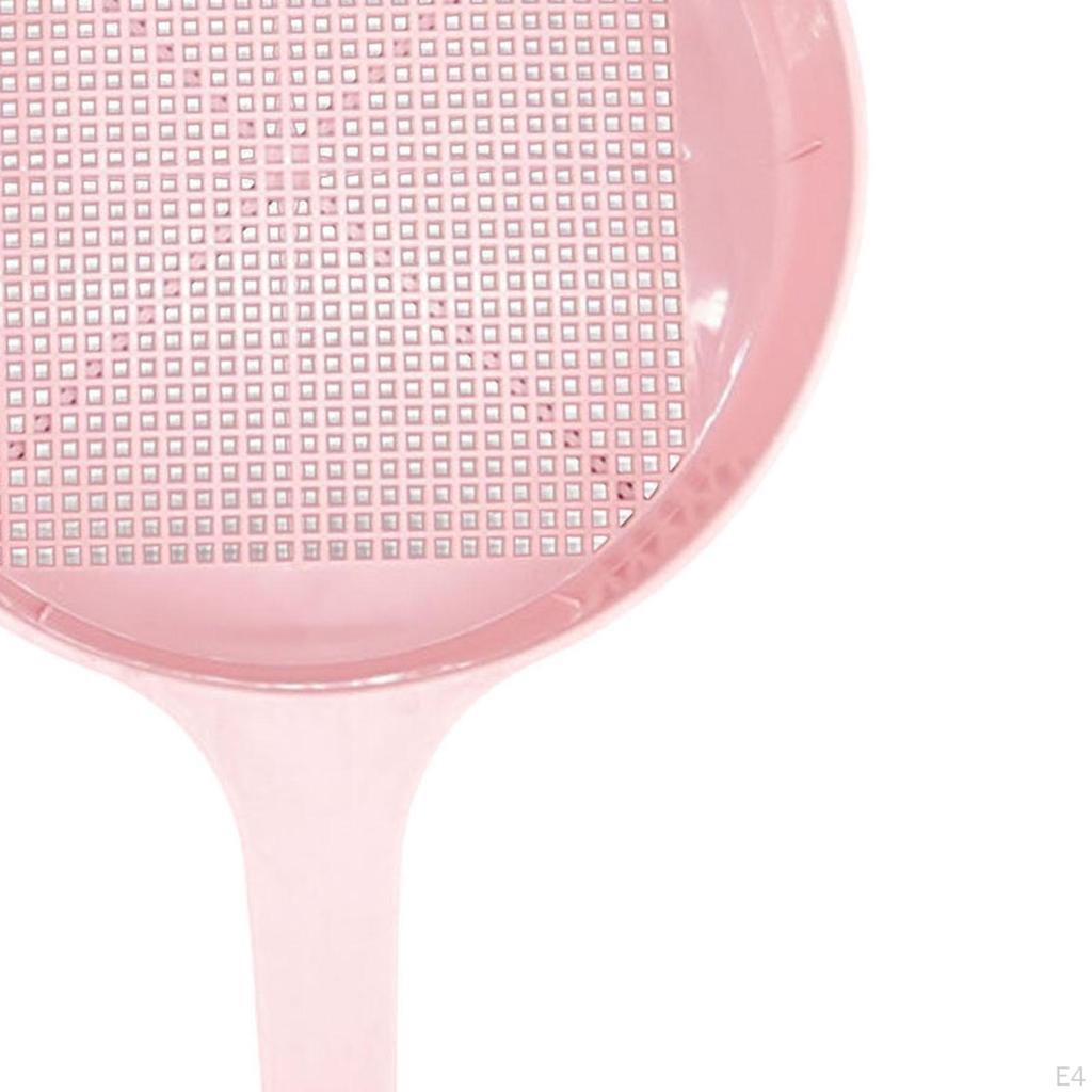 4 Peças Peneira de Solo para Bonsai Peneira de Milho Vaso de Envasamento 3mm Prático Fácil de Segurar Mão de Jardim