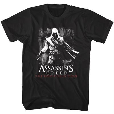 2026 Assassins Creed Assassins Creed Hombres mujeres Juego Conjunto Camiseta de Manga Corta Transpirable y Cómoda