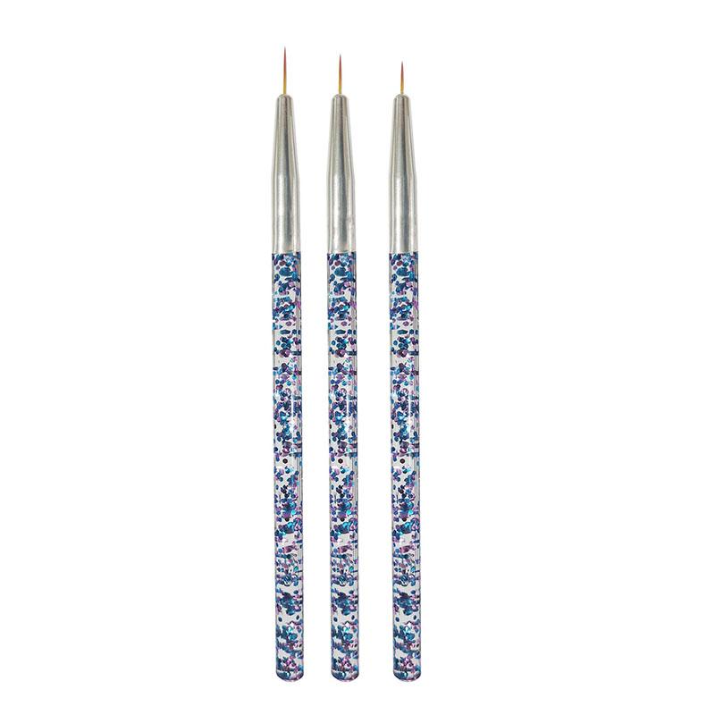 New 3/15PCS Nail Art Brushes Nail Gradient Brush Set French Builder Gel Brush Gel UV Polish Manicure Tools XJS09