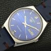 SEIKO 5 AUTOMATIC 6309A JAPAN MENS VINTAGE BLUE COLOR DIAL WATCH a701645-5 R206c-a701645