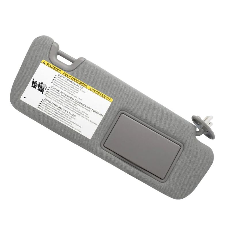 

74310-0E074-A0 Right Sun Visor With Vanity Light Fit For Toyota Kluger Highlander 2014 2015 2016 2017 2018 Grey
