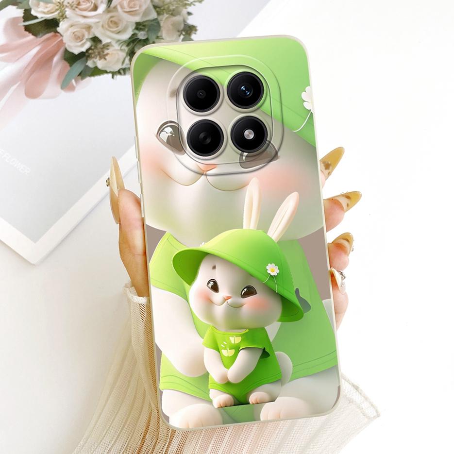 For Xiaomi Redmi Note 15 Pro Plus 5G Case Cute Rabbit Cartoon Cover Soft TPU Phone Case For Redmi Note 15 Note15 Pro + 5G Fundas