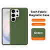 Magnetic Tech Fabric Phone Case For Samsung Galaxy S24 S25 S26 Ultra For Magsafe Wireless Charging TechWoven Anti-Slip Cover