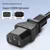 European Type C Three-Pin Power Cord for Computers and Rice Cookers