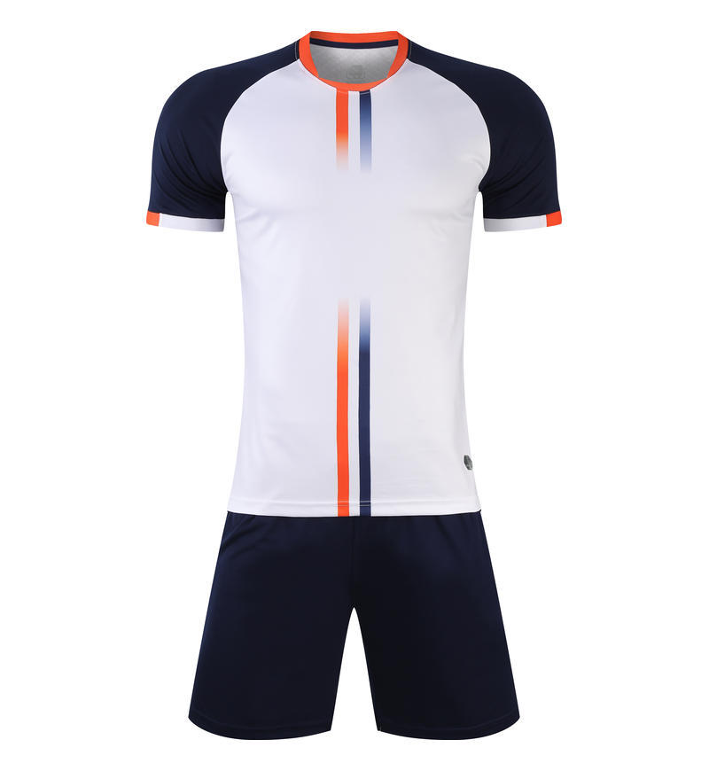 Summer New Short Sleeve Soccer Uniform Set Men'S Game Training Team Uniform Adult Soccer Jersey Sportswear 2101