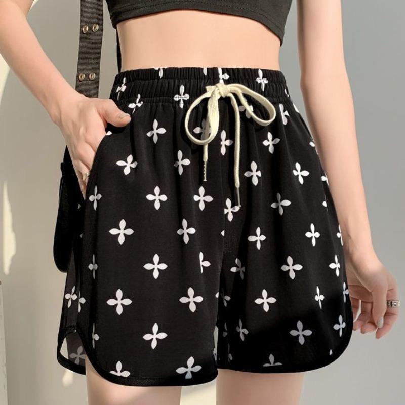 Shorts Female Summer Loose High Waist Large Size Casual Pants Three-point Sports Pants Outside Fashion Shorts