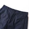 Petite High-Waisted Straight-Leg Wide-Leg Women's Cropped Pants - Solid Pleated Casual Spring/Autumn 2025 Edition