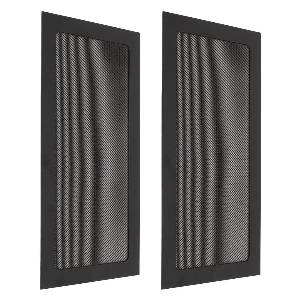 2Pcs Computer Cooler Fan Dust Filter Magnetic Frame PC Fan Dust Mesh PC Cooler Filter Fine Mesh PVC Dust Cover