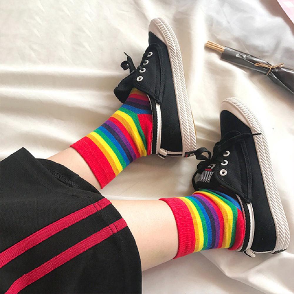 loli японки Радужно-розовые и красные японские каваи Лоли для девочек, милые женские уличные носки для костюмированной вечеринки купить недорого — выгодные цены, бесплатная доставка, реальные отзывы с фото — Joom