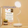 LED Desk Lamp Portable Eye Protection USB Plug 3 Dimming Color Stand Stepless Dimming Eye Protection Bedroom Bedside Lamp Work