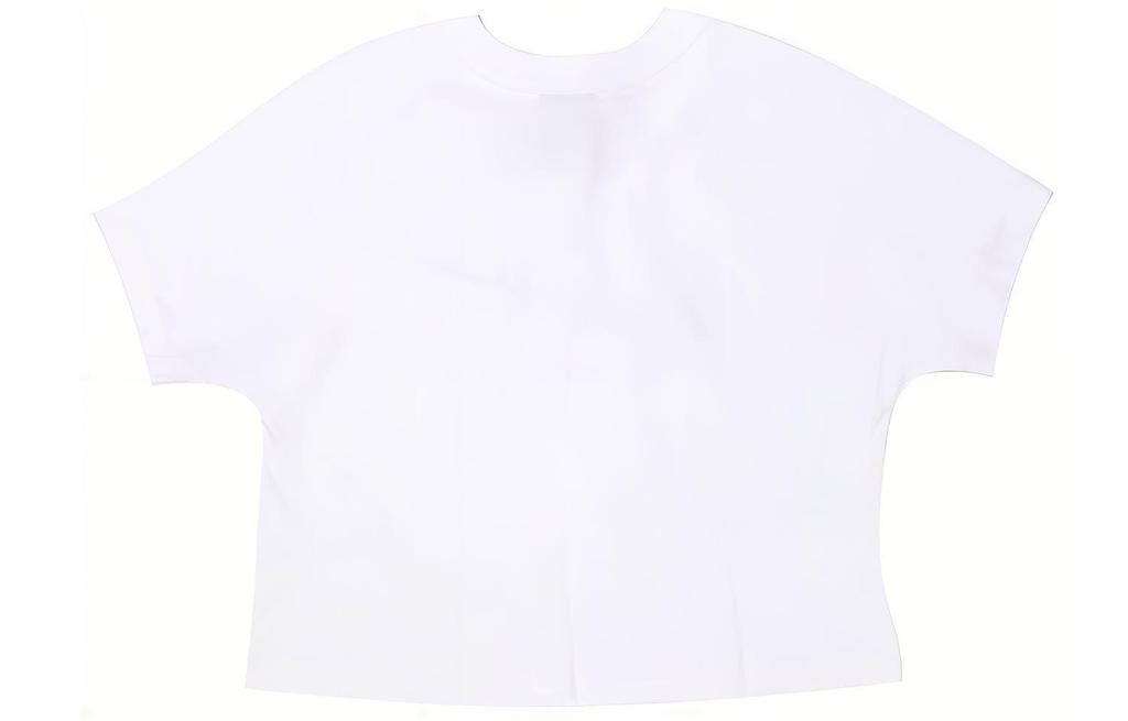 Nike T Shirts Women's Crew Neck Moderate Straight Fit CW4321-100
