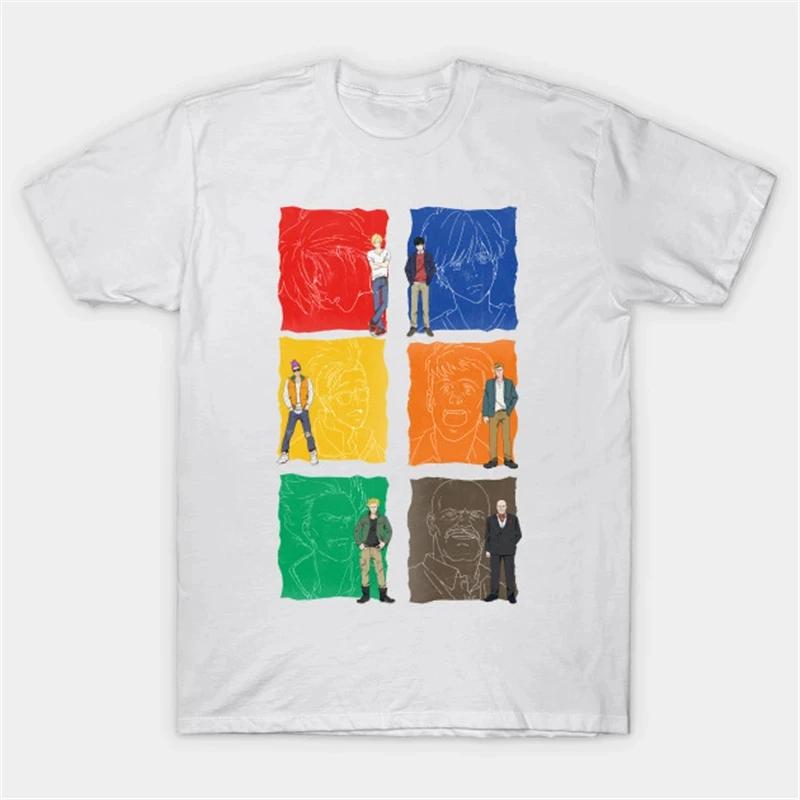 

Anime Banana Fish Women Cotton Men Tshirt Cartoon Print Short Sleeves T Shirts Casual Oversized Clothing Unisex Sport Tops Tees 4XL