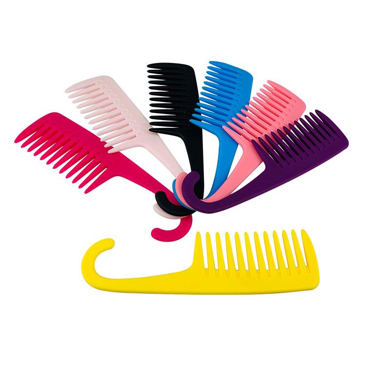 

Портативний Легкий Гребінець для Волосся з Вигнутим Гачком - Інструмент для Перукарства з Легким Захопленням чорний