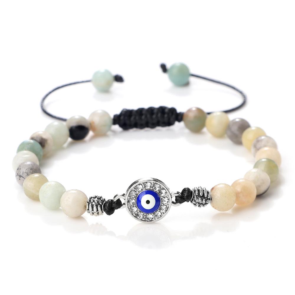 Handmade Ethnic-Style Demon Eye Beaded Bracelet