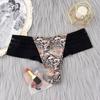 Women Sexy Seamless Perspective Panties Briefs Female Underpants G-string Solid Color Thongs Intimates Lingerie for Women