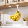Wall Mount Under Cabinet Banana Hook Rotation Adhesive Bananas Hanger Banana Storage Hook  Kitchen