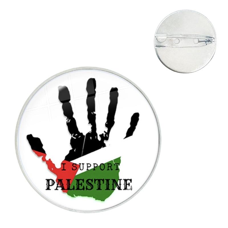 Bunter PLE Flaggen-Anstecker Stilvolle Nationalflaggen-Anstecknadel Tragbare Hemd-Reversnadel Modische Brosche Accessoire für Männer Frauen