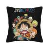 Luffy Anime Throw Pillow Cover Polyester Cushions for Sofa Vintage Cushion Covers