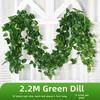 Lifelike Appearance Faux Hanging Plants Plastic Artificial Ivy Garlan  Home Wall Decor