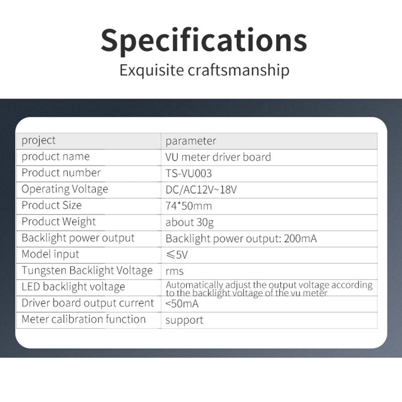 Panel VU Meter Driver Board PCB Board Tube Amplifier DB Level Ammeter High Precision Power Amp Stereo Module 12-18V