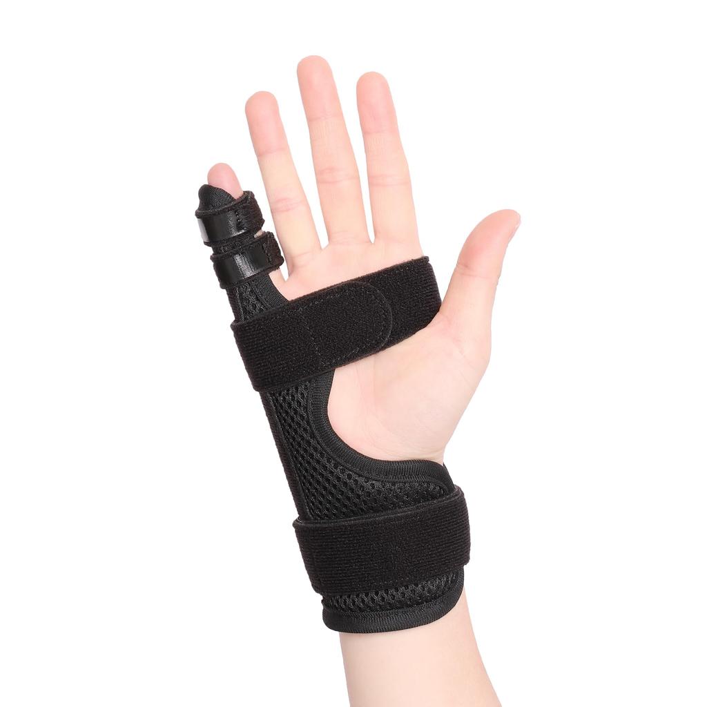 Removable aluminum strip support finger brace trigger tail finger splint tendon sheath little finger support protective splint