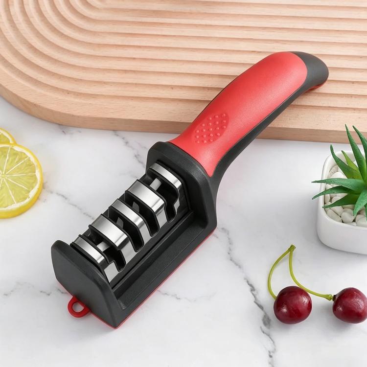 LsCook Kitchen Multifunctional Hangable Multi-segment Handheld Knife Sharpener, Specification: 4 Stage 4 Stage