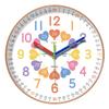 Leren Wandklok Stille Wandklok Educatief Kinderen Huisdecoratie Creatief Cadeau Voor Kleuters Peuters