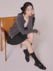 Mellotory Line Boucle Knit Cardigan (2 Colors)