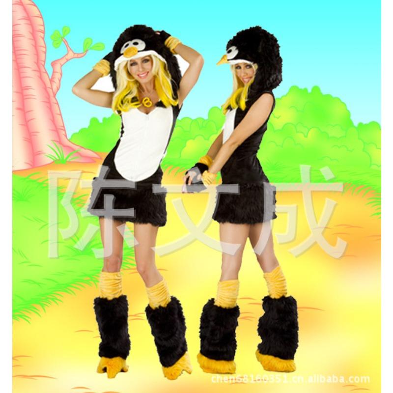 

Новый костюм пингвина на Хэллоуин, Костюм толстого пушистого кота на Хэллоуин, Костюм для рождественской вечеринки Большого Плохого Волка M чёрный