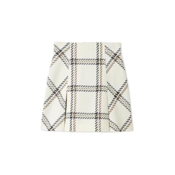 SNIDEL Sus Roving Check Mini Skirt SWFS254143 Women s