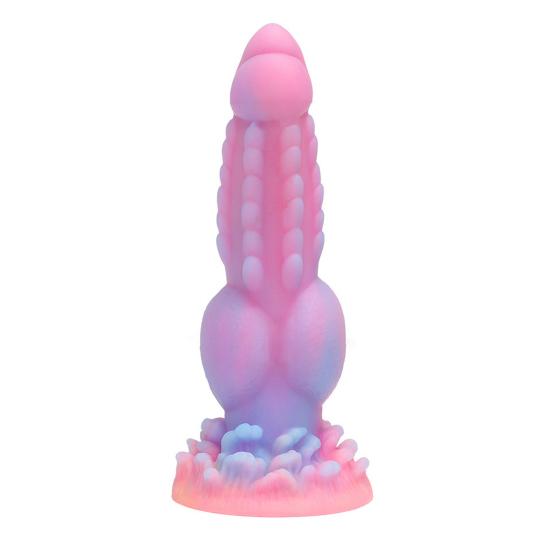 Glow-in-the-Dark Masturbator Silicone Dildo with Ergonomic Curve Body-Safe Realistic Sex Toy for Women Waterproof Quiet Discreet Adult Massager for