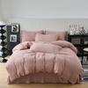 New Cotton Quilt Cover Plaid Yarn-dyed Washed Single Douvet Bed 160x210 220x240 Skin Friendly Comfortable Large Size Bedding