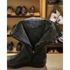 Vainer Black Women S Comfort Fur bootS 377d