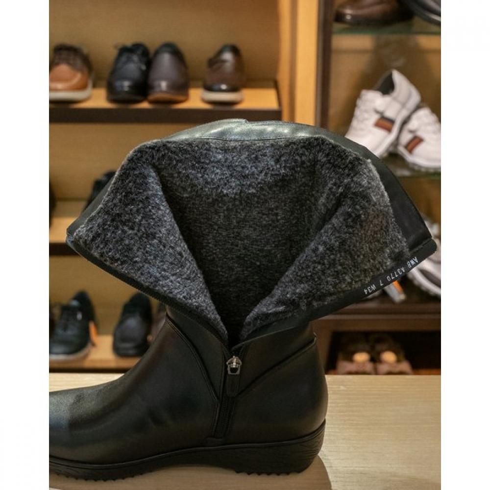 Vainer Black Women S Comfort Fur bootS 377d