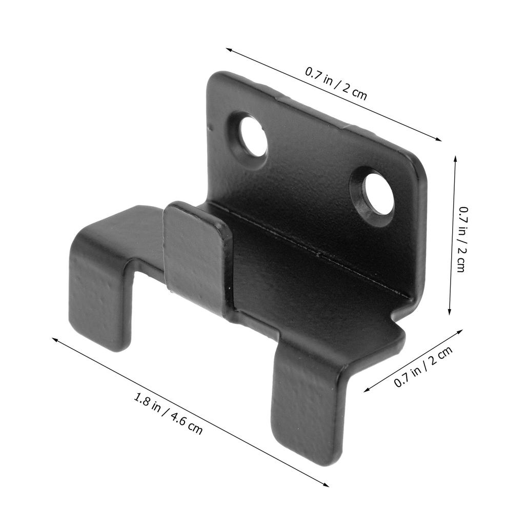 8 Pezzi Staffa per Piastrelle Gancio Robusto Ganci Espositori in Ceramica Appendiabiti Decorativi Supporti Neri per Piatti Esposizione su