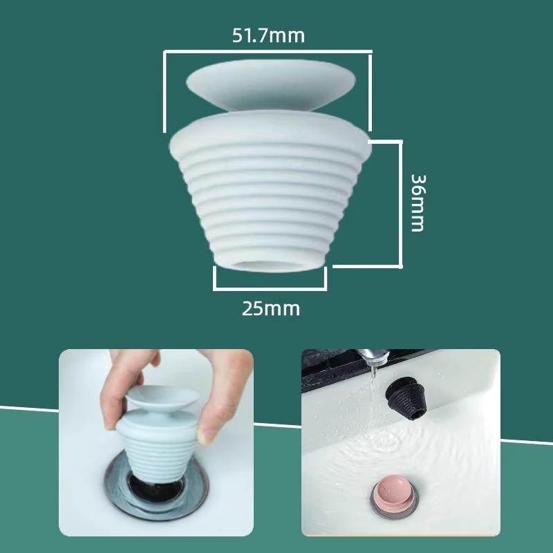 

TLXT Universal Silicone Bathtub Drain Stopper