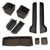 SAWAKAKI Set Custom Designed for Honda Freed GT Series Includes Drink Holder Pocket Convenient Accessory Silicone and Custom 9-Piece (Brown + Black) -
