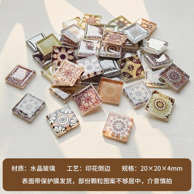 

Сделай сам мозаичные плитки для рукоделия, наборы цветной стеклянной мозаики для взрослых, 49 шт. оптом витражные мозаичные плитки, ручная работа