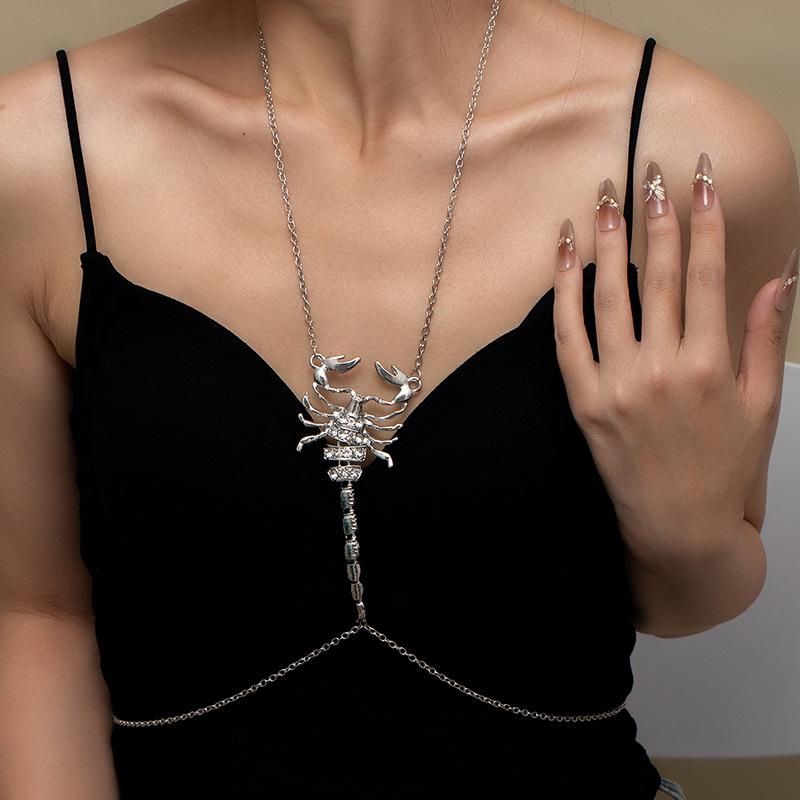 Cross-Border Rhinestone Scorpion Bracelet & Snake Armlet/Anklet Body Chain