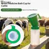 1Pcs Professional Prevent Return Portable Reusable Nipple Cleaning Livestock Supplies Teat Dip Cup For Cattle Goat Cow