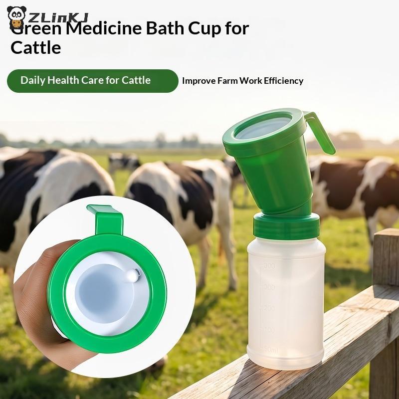 1Pcs Professional Prevent Return Portable Reusable Nipple Cleaning Livestock Supplies Teat Dip Cup For Cattle Goat Cow