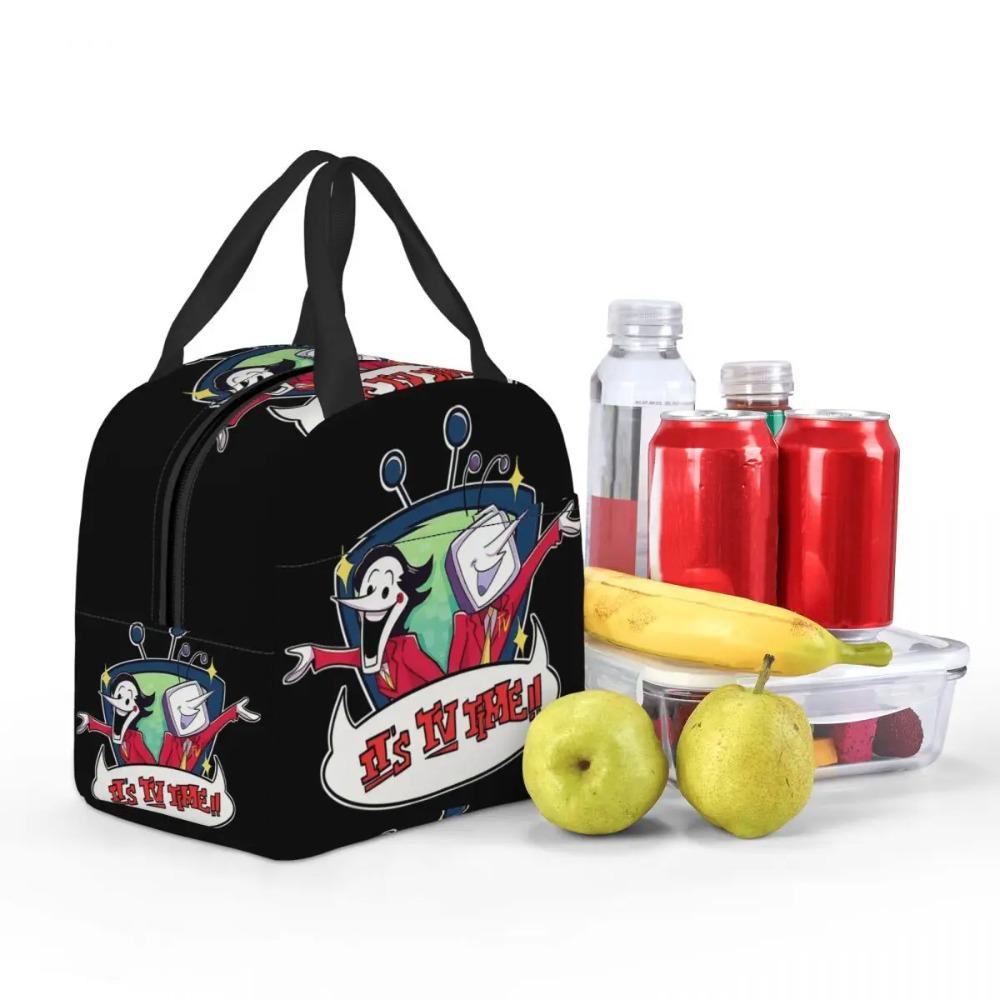 Deltarune Mr Tenna's TV Time Insulated Lunch Bag for Women Children Leakproof Food Boxes Thermal Lunch Box Tote