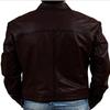NOORA Men's Real Leather Brown Jacket ST047