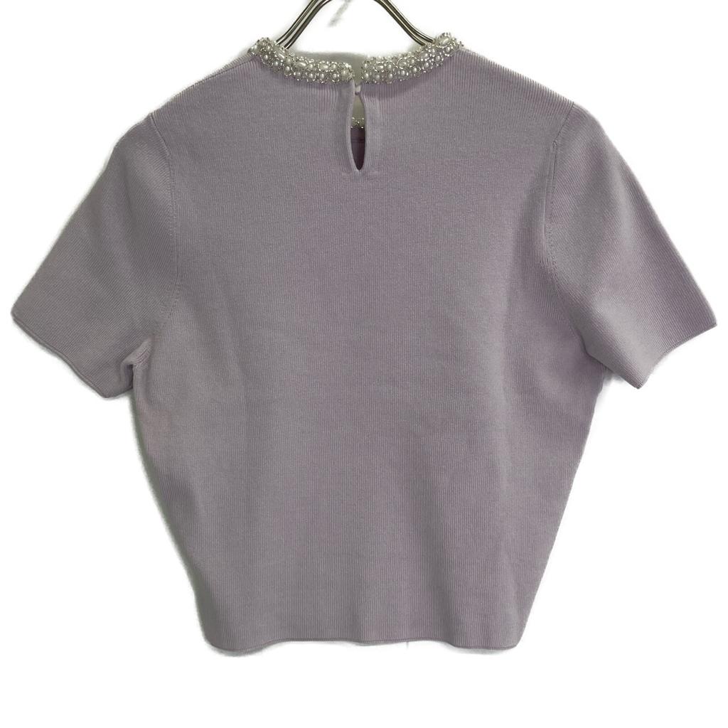 BALLSEY 25Stainless Steel Purple Pearl Combi Short Sleeve Pullover Tops S purpleUsed