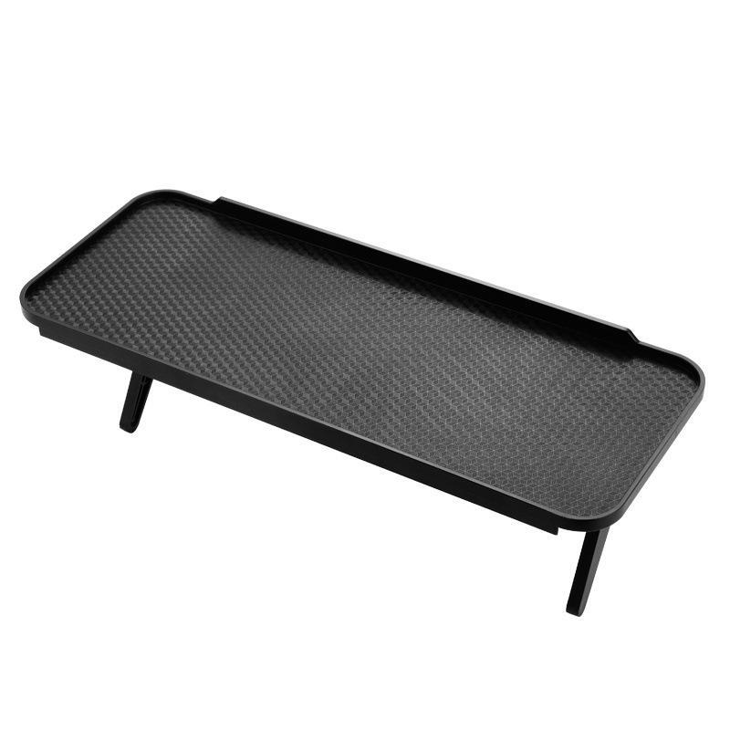 Plastový úložný regál bez nutnosti vrtání pro TV nebo počítačové obrazovky