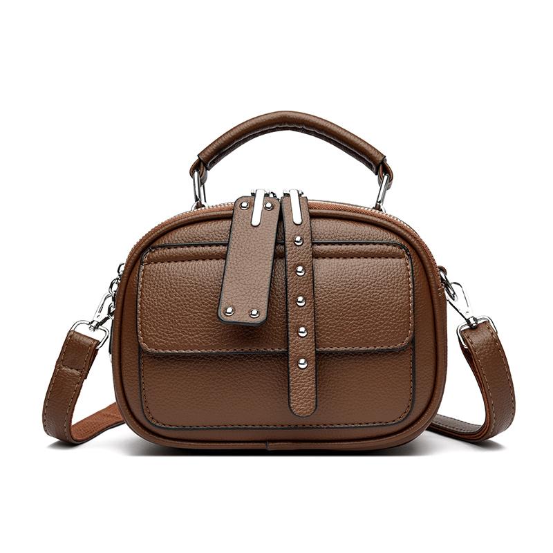 2025 Fashion Leather Designer Crossbody Shoulder Bag For Women Luxury Ladies Handbag And Purse Casual Totes Messenger Sac A Main