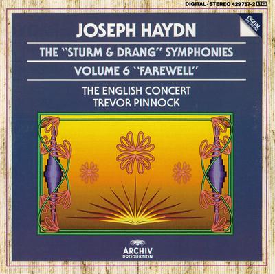 CD JOSEPH HAYDN, THE ENGLISH CONCERT, - De "Sturm & Drang" Symfonieën - Vo 4297572 Archiv Produkti 1990 Duitsland Klassiek Gebruikt